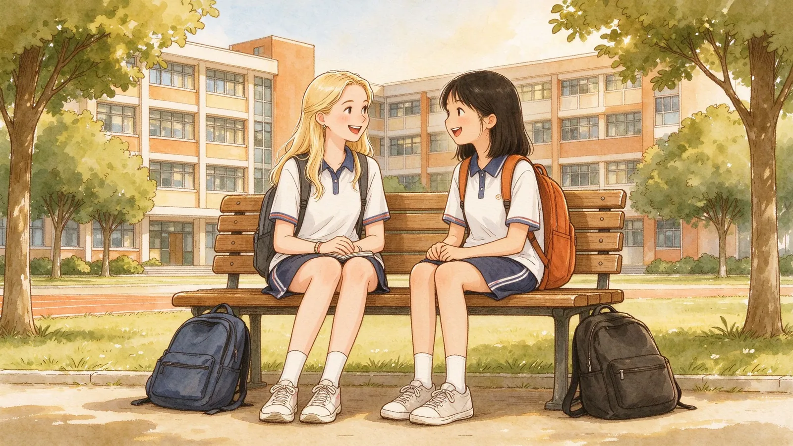 Sarah and Sun Mei