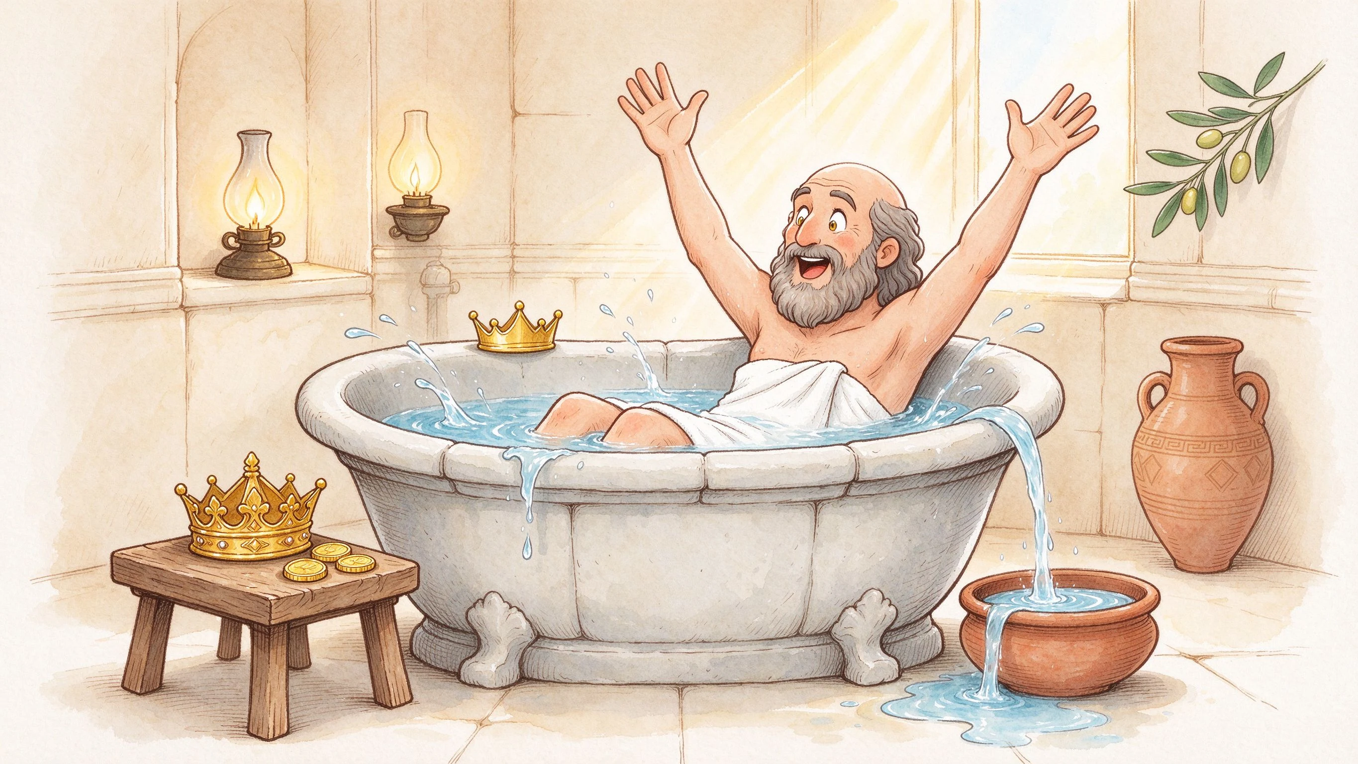 Archimedes and the golden crown