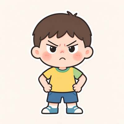 生气的